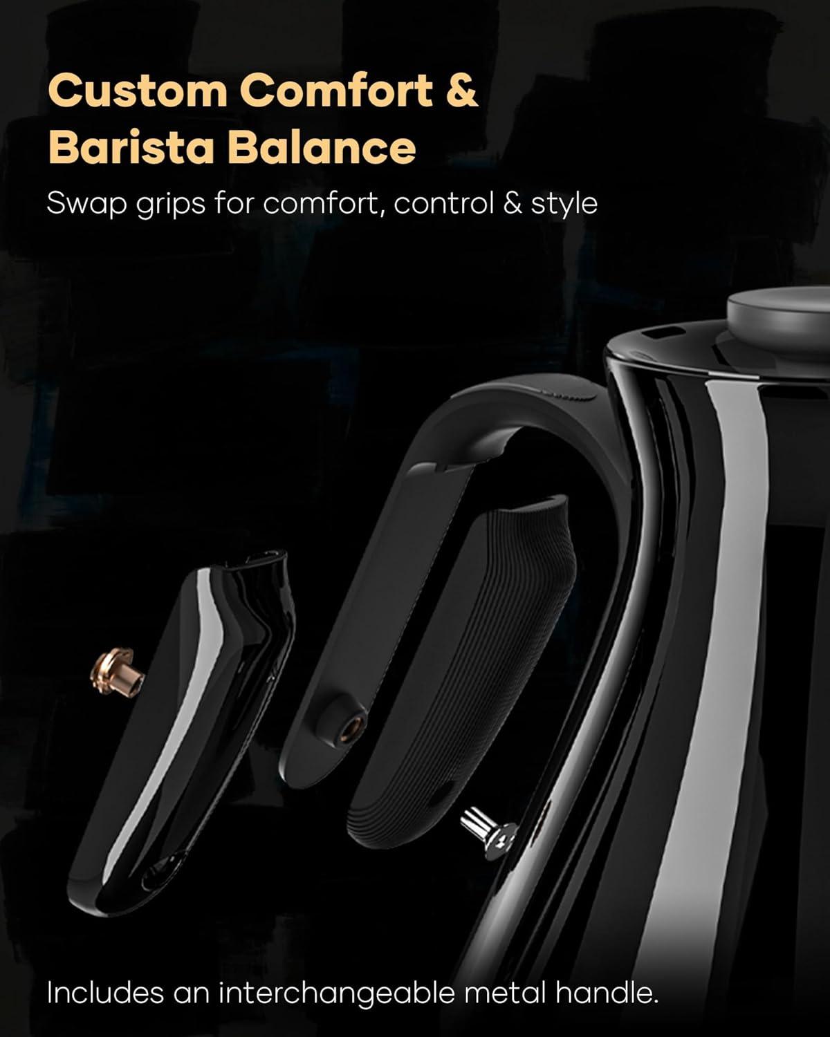 image:imageCocinare Gooseneck Electric Kettle 05F Precise Temperature Control 1500W Fast Heating PourOver Coffee amp Tea Stainless Steel 06L Master Soulages Black DesignSoulages Black