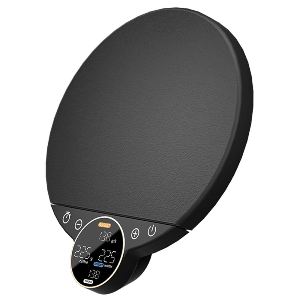 image:imageCocinare Balance Digital Coffee Scale Precision Control with Three Modes Brewing Assist Weighing Competition Digital Kitchen Scale for Coffee and Small Goods Up to 3000g Vintage WhiteObsidian Black