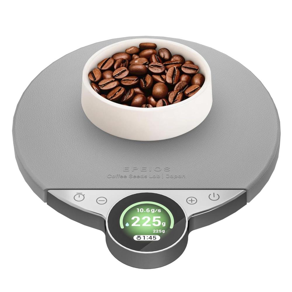 image:imageCocinare Balance Pro Smart Coffee Scale with Timer and Water Flow Rate Espresso Scale for Pour Over and Barista Brewing Brew Assist Mode 005g Precision 35kg Digital Scale App Control PurpleSilver