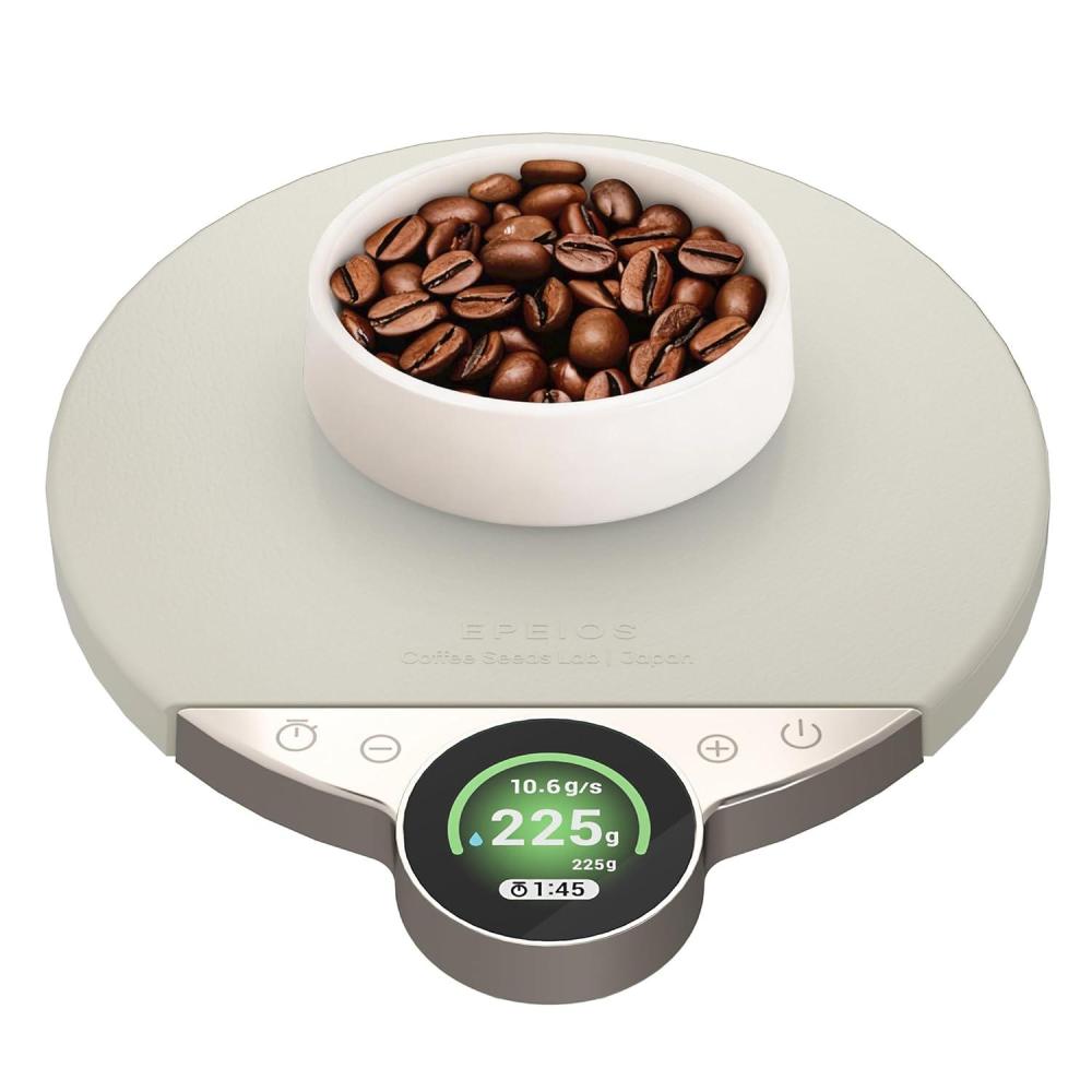 image:imageCocinare Balance Pro Smart Coffee Scale with Timer and Water Flow Rate Espresso Scale for Pour Over and Barista Brewing Brew Assist Mode 005g Precision 35kg Digital Scale App Control PurpleWhite