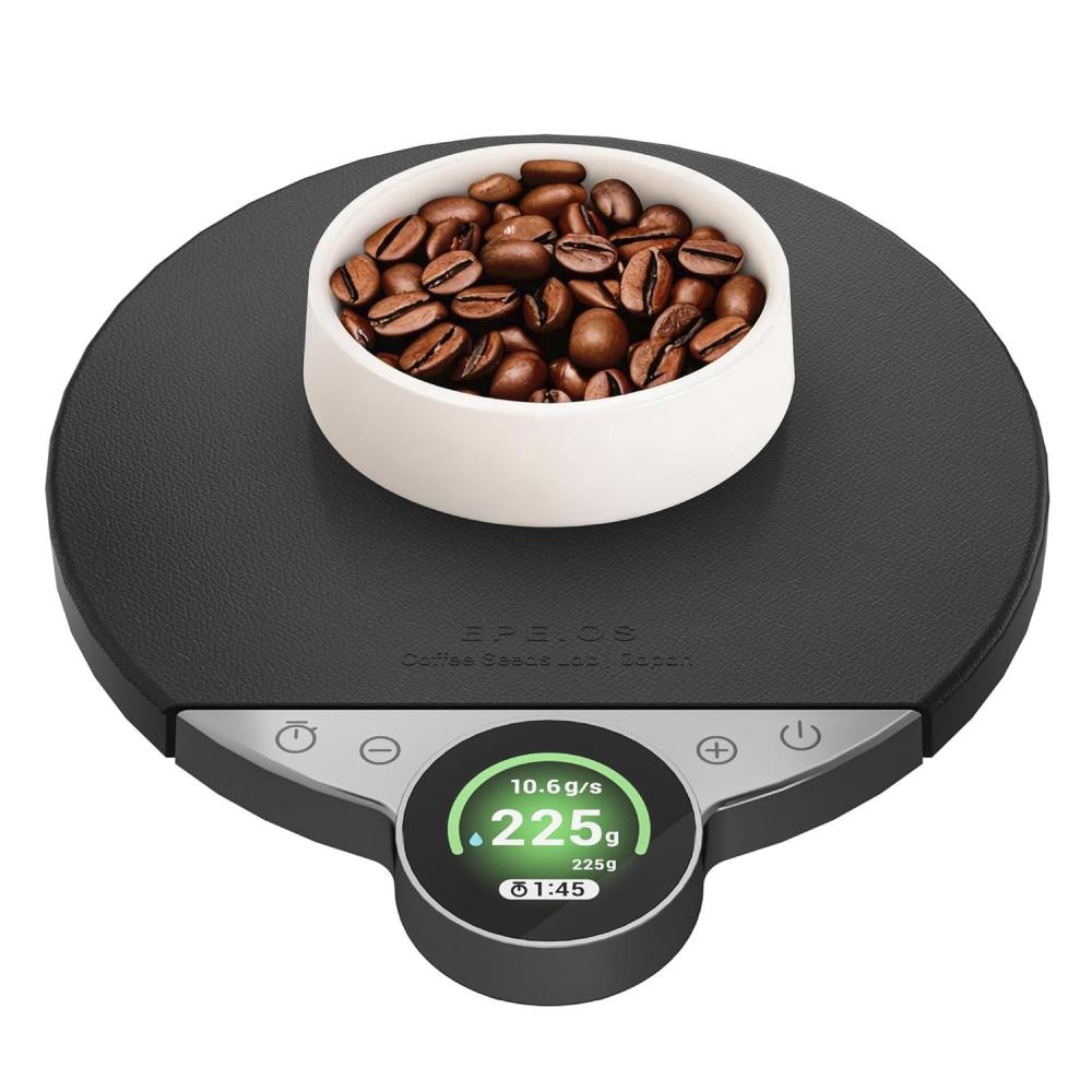 image:imageCocinare Balance Pro Smart Coffee Scale with Timer and Water Flow Rate Espresso Scale for Pour Over and Barista Brewing Brew Assist Mode 005g Precision 35kg Digital Scale App Control PurpleBlack
