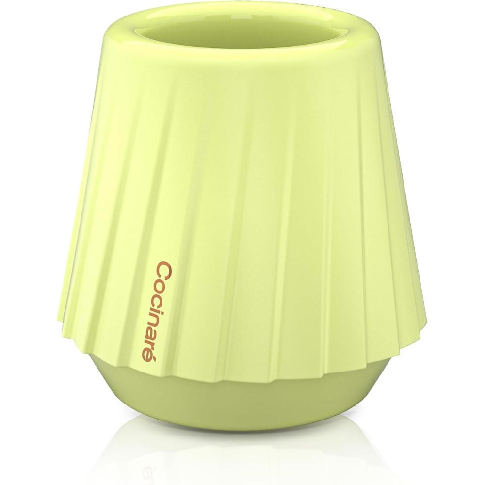 image:imageCocinare KissCup Ceramic Espresso Cup 22oz Demitasse Cup for Espresso Pourover coffee amp Tea Lime Green Ceramic CollectionLime Green
