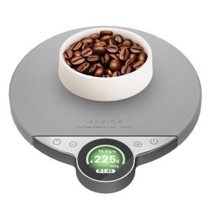 image:imageCocinare Balance Pro Smart Coffee Scale with Timer and Water Flow Rate Espresso Scale for Pour Over and Barista Brewing Brew Assist Mode 005g Precision 35kg Digital Scale App Control PurpleSilver
