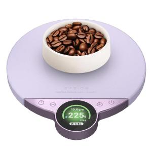 image:imageCocinare Balance Pro Smart Coffee Scale with Timer and Water Flow Rate Espresso Scale for Pour Over and Barista Brewing Brew Assist Mode 005g Precision 35kg Digital Scale App Control PurplePurple