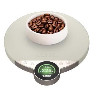 image:imageCocinare Balance Pro Smart Coffee Scale with Timer and Water Flow Rate Espresso Scale for Pour Over and Barista Brewing Brew Assist Mode 005g Precision 35kg Digital Scale App Control PurpleWhite
