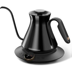image:imageCocinare Gooseneck Electric Kettle 05F Precise Temperature Control 1500W Fast Heating PourOver Coffee amp Tea Stainless Steel 06L Master Soulages Black DesignSoulages Black