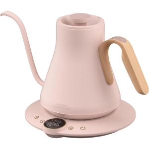image:imageCocinare Gooseneck Electric Kettle 1F Precise Temperature Control 1500W Fast Heating Pour Over Coffee amp Tea Kettle with Brew Timer amp Keep Warm Stainless Steel 09L Soulages BlackMunch Pink