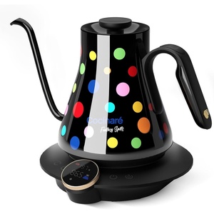 image:imageCocinare Artisan Collection Gooseneck Electric Kettle 05 Precise Temperature Control for PourOver Coffee amp Tea Quick Heating 1500W Stainless Steel Interior 09L ConfettiConfetti